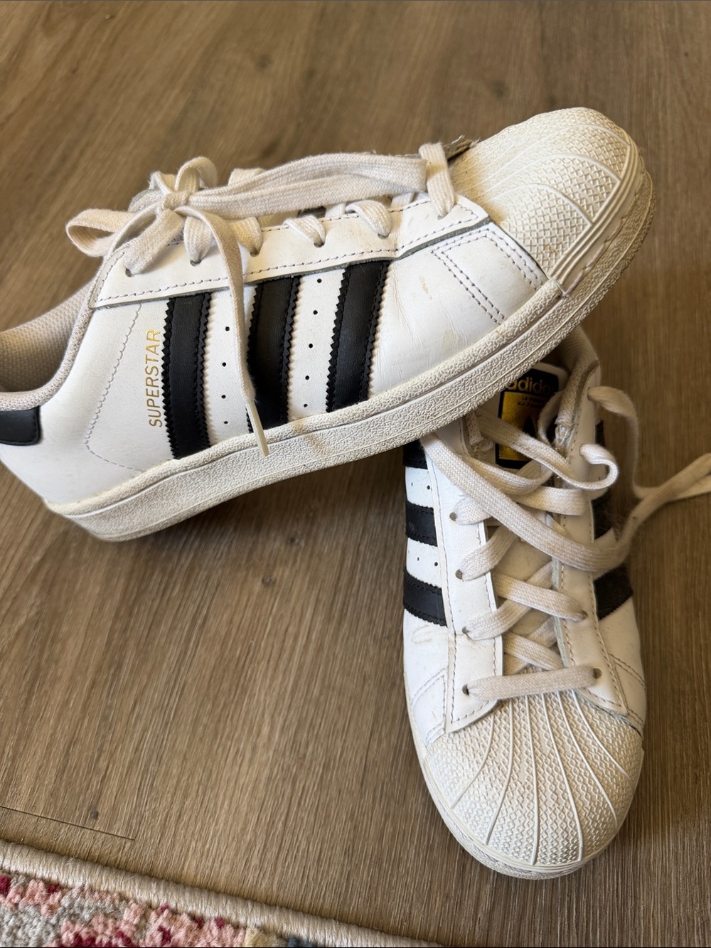 adidas SUPERSTAR white and Black 3 stripes Classic Shell-Toe Sneakers